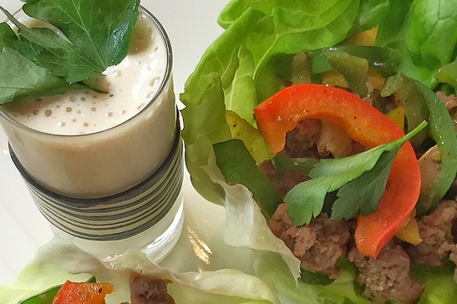 beef lettuce cups