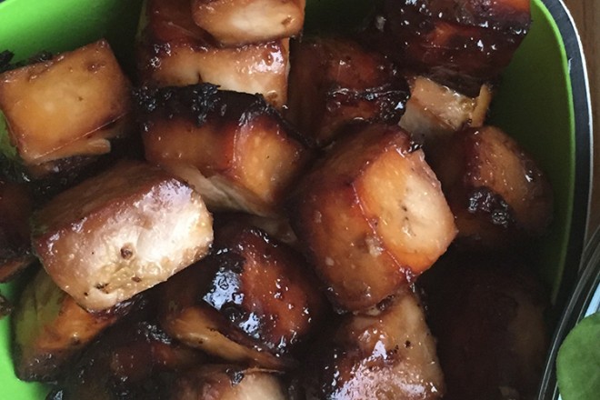 Crispy Tofu Croutons