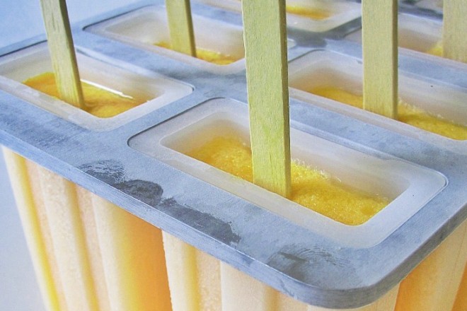 Frozen Banana Pops