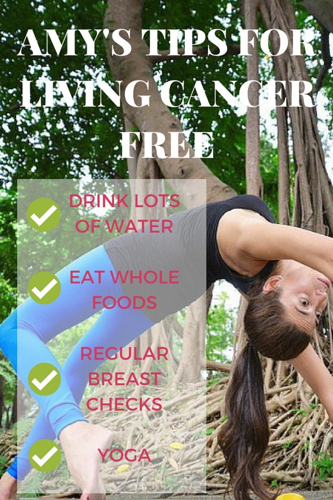 Amy's tips for living cancer free