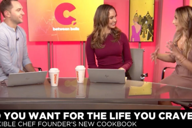 As I kick off the tour for my new cookbook, FOOD YOU WANT For The Life You Crave, I had the opportunity to stop by the CheddarTV studio in NYC.