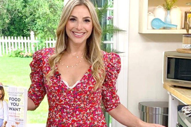 I stopped by Hallmark's Home & Family studios to show the hosts my Sunny Side Mushroom Bake, a flaxible morning meal from my cookbook, FOOD YOU WANT!