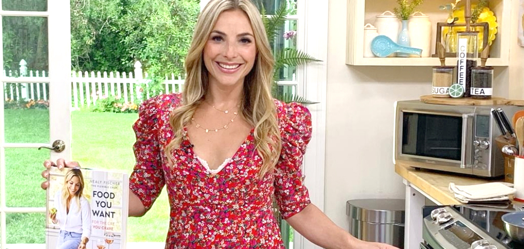 I stopped by Hallmark's Home & Family studios to show the hosts my Sunny Side Mushroom Bake, a flaxible morning meal from my cookbook, FOOD YOU WANT!