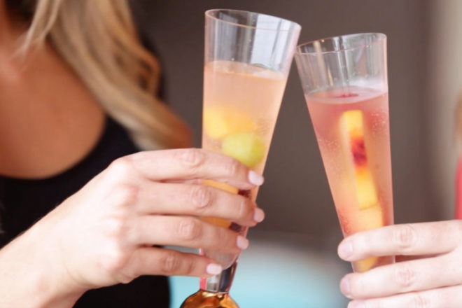 Check out this simple, low-sugar sangria recipe! Then, use this technique as your springboard to create other yummy combinations.
