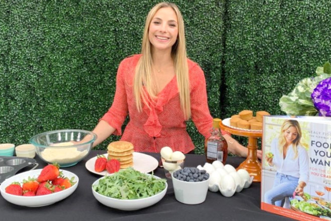 Grainless Banana Pancakes -- these bad boys have nothing bad in them. Watch the full KTLA segment as I show you how easy they are to throw together.