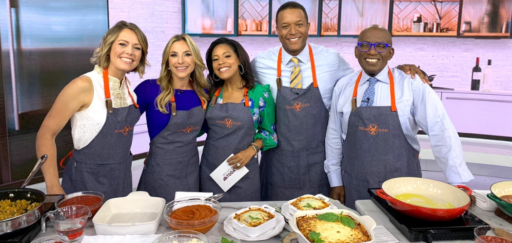 I visited the TODAY Show studios for their Make-Ahead Monday series. Watch for my Zucchini Lasagna. Plus, a Lasagna Soup and a delicious Lasagna Shakshuka!