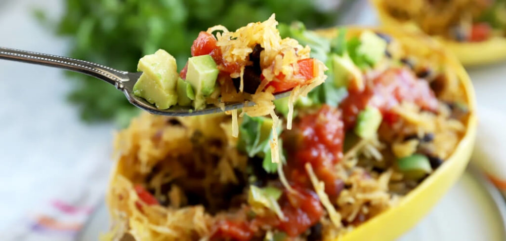 Spaghetti squash is the ultimate flexible ingredient. In this recipe, my friend Saskia Gregson-Williams has spiced it up to resemble a Mexican favorite.