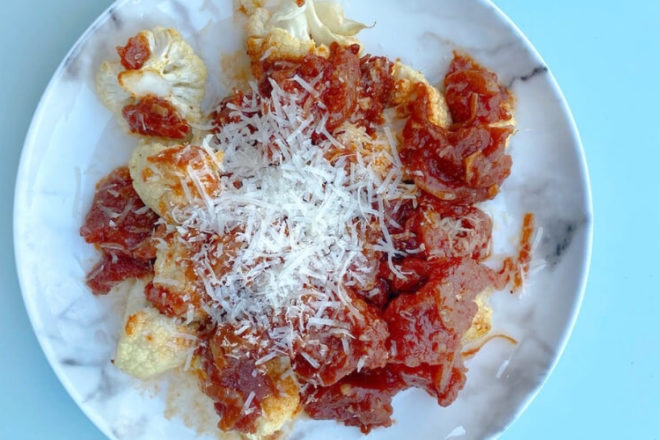 This 6-ingredient marinara sauce is better than the bottled stuff you’ll get at the store. My advice? Make big batches and freeze for later!