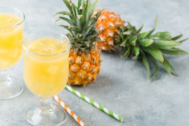 We may not be able to hop a plane to some tropical destination, but we can certainly close our eyes, sip on this Frozen Pineapple Quarantini, and pretend!