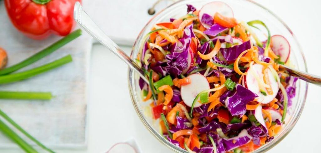 This salad recipe offers up the perfect pop of color to any dinner table. Plus, I like to use a spiralizer to add another fun visual component.