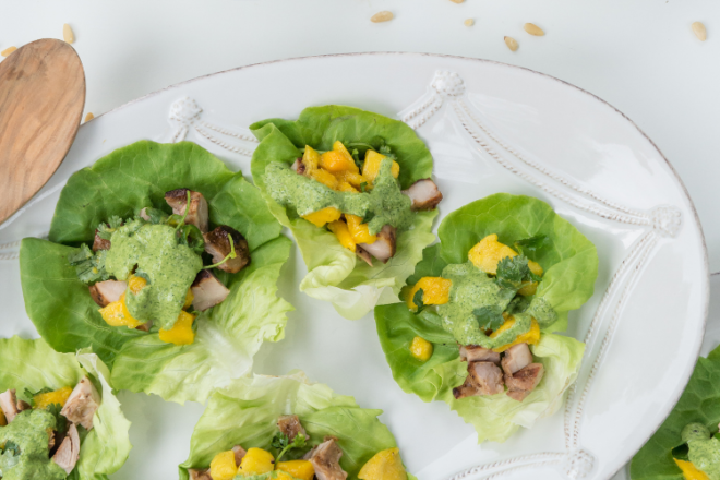 chicken lettuce cups