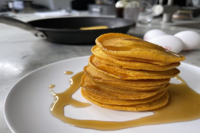 fall inspired pancakes